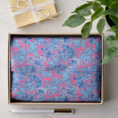 Preppy Palm Beach Print Blue Elefanten Seidenpapier (Geschenk)