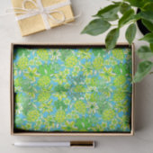 Preppy Palm Beach Print Green & Blue Turtles Seidenpapier (Geschenk)