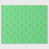 Preppy Palm Beach Print Green Elefanten Geschenkpapier (Flach)