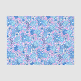 Preppy Palm Beach Print Lavendel & Blue Turtles Seidenpapier