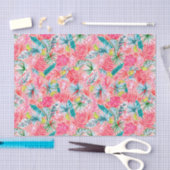 Preppy Palm Beach Print Palm Tree Affen Seidenpapier (Handwerk)