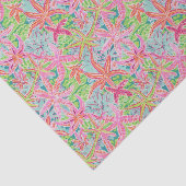 Preppy Palm Beach Tropensegel Muster Seidenpapier (Ausschnitt)