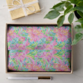 Preppy Palm Beach Tropical Blume Muster Seidenpapier (Geschenk)