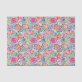 Preppy Palm Beach Tropical Turtles Pattern Seidenpapier
