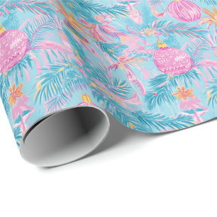 Preppy Palm Beach Weihnachtsbäume & Ornamente Geschenkpapier