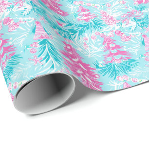 Preppy Palm Beach Weihnachtsbäume & Ornamente Geschenkpapier