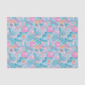 Preppy Palm Beach Weihnachtsbäume & Ornamente Seidenpapier (Vorderseite)