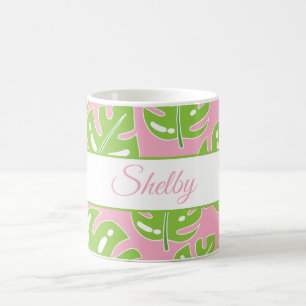 Preppy Palms personalisierte Mug Kaffeetasse