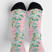 Preppy Pastel Christmas Trecks Socken (Oben)