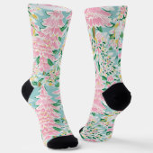 Preppy Pastel Christmas Trecks Socken (Gewinkelt)