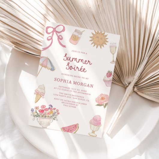 Preppy Pastel Summer Soiree Einladung