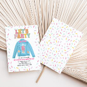 Preppy Patch jacke 6. Geburtstag Einladung