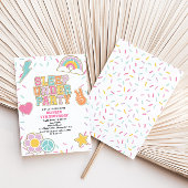 Preppy Patch Sleep Under Birthday Einladung