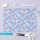 Preppy Patriotic Crabs Seidenpapier (Handwerk)
