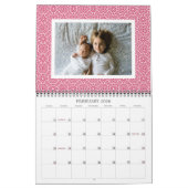 Preppy Patterns Monatliches Foto Kalender (Feb 2026)