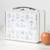 Preppy Personalisiert Blütenbows Metall Brotdose (Beispiel)