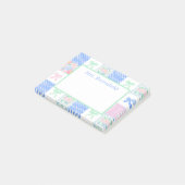 Preppy personalisiert individuelle Name Lehrer Post-it Klebezettel (angewinkelt)