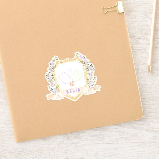 Preppy-Pickleball Aufkleber (Notizbuch)