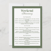 Preppy Pickleball Garden Bachelorette Party Einladung (Rückseite)