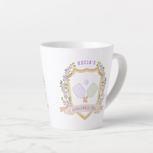 Preppy-Pickleball Milchtasse (Rechte Ecke)