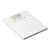 Preppy-Pickleball-Notepad-Geschenk Notizblock (angewinkelt)