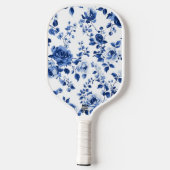 Preppy Pickleball Paddle - Blaue Rose Tolie (Rückseite)