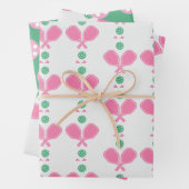 Preppy Pickleball Paper Geschenkpapier Set (Beispiel)