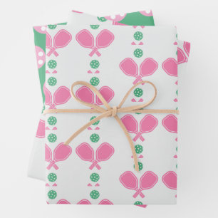 Preppy Pickleball Paper Geschenkpapier Set