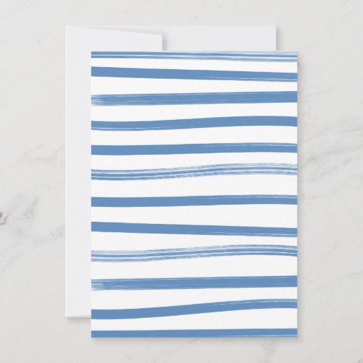 Preppy Pickleball Party Dink Baby Dusche Einladung (Rückseite)