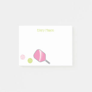 Preppy Pickleball Personalisiert Post-It-Editor Post-it Klebezettel