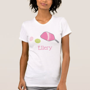Preppy Pickleball Personalisiert T - Shirt