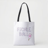 Preppy Pickleball Personalisiert Tasche (Vorderseite)