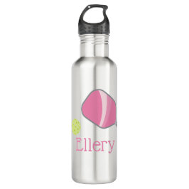 Preppy Pickleball Personalisiert Water Flasche Edelstahlflasche