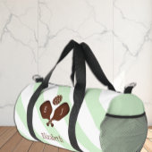 Preppy Pickleball Stripes Duffle Bag
