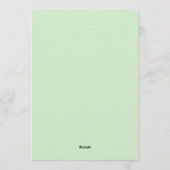 Preppy Pickleball Stripes Rehearsal Dinner Einladung (Rückseite)