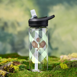 Preppy Pickleball Stripes Trinkflasche