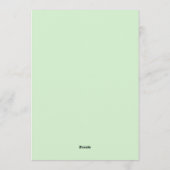 Preppy Pickleball Stripes Wedding Einladung (Rückseite)