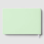 Preppy Pickleball Stripes Wedding Gästebuch (Rückseite)