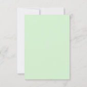 Preppy Pickleball Stripes Wedding RSVP Karte (Rückseite)