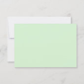 Preppy Pickleball Stripes Wedding RSVP Karte (Rückseite)