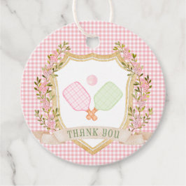 Preppy Pickleball Vielen Dank Geschenkanhänger