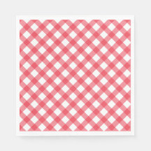 Preppy Picnic Red Kariert Gingham Party