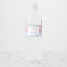 Preppy Pink and Blue Chinoiserie Wedding