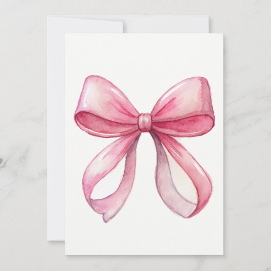 Preppy pink band lan Mädchen Babydusche Einladung (Rückseite)