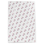 Preppy Pink Bicycle Summer Fun Vacation Mode Mittlere Geschenktüte (Vorderseite)