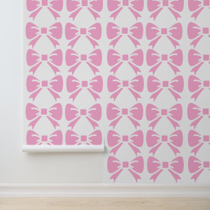 Preppy Pink Bow Baby Girl Kids Tapete