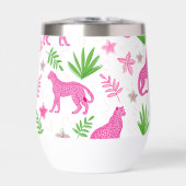 Preppy Pink Cheetah Floral (Vorderseite)