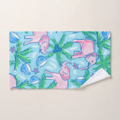 Preppy Pink Elephant Handtuch (Handtuch)
