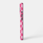 Preppy Pink Geometric iPhone 16 Hülle (Linke Seite)