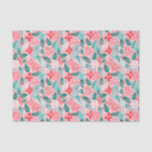 Preppy Pink & Green Christmas Poinsettias Seidenpapier<br><div class="desc">PreppyPrint.com - Feiern Sie Weihnachten im Stil! Fügen Sie Ihre personalisierte Touch hinzu. Übertragen Sie dieses Design auch auf die Produkte Ihrer Wahl! Bitte besuchen Sie meinen Designer-Shop,  PreppyPrint.com,  um die Dinge zu koordinieren.</div>